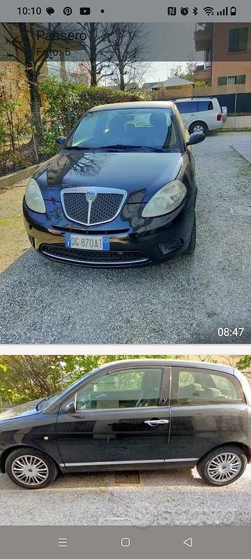 Usata Lancia Ypsilon 2007 Nero Utilitaria