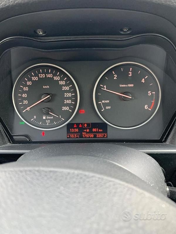 Usata BMW 114 Sport Line 140 CV (102 kW) 2013 Nero Utilitaria