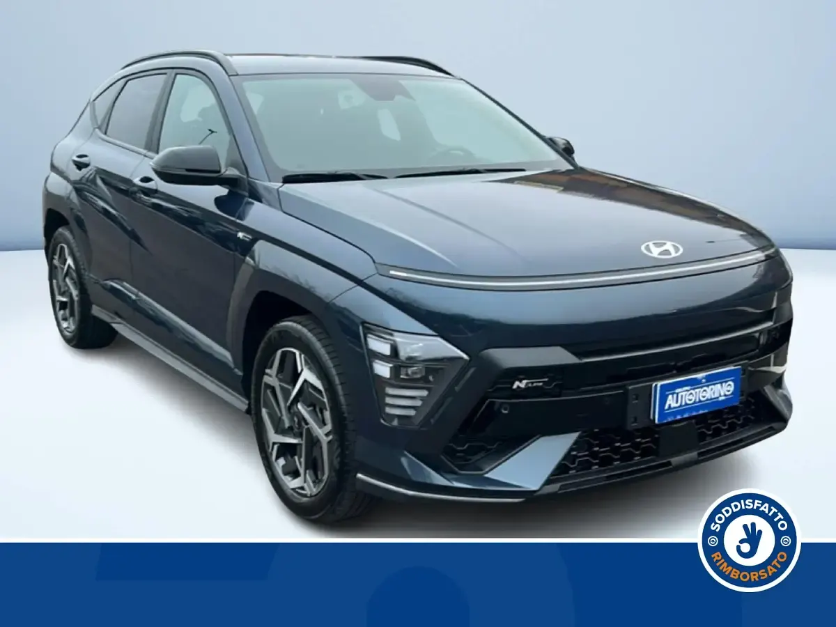 Usata Hyundai Kona N Line 129 CV (94 kW) 2025 Blu metallizzato SUV