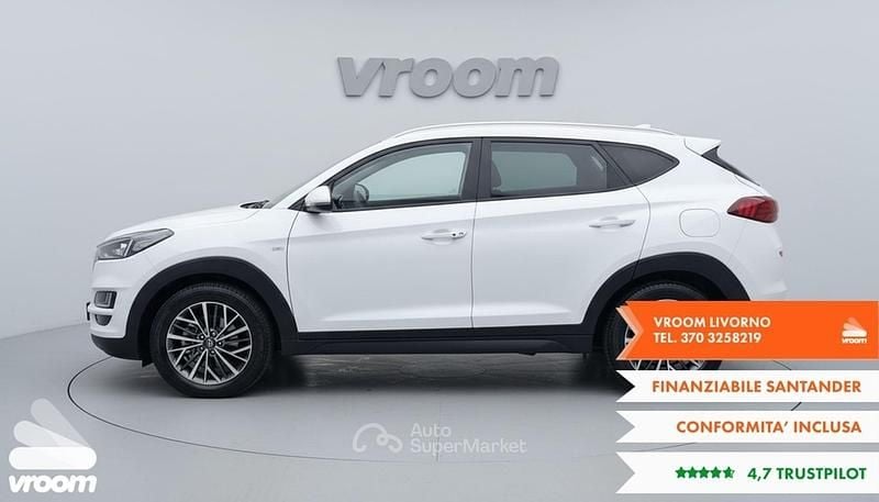 Usata Hyundai Tucson 136 CV (100 kW) 2019 Bianco SUV