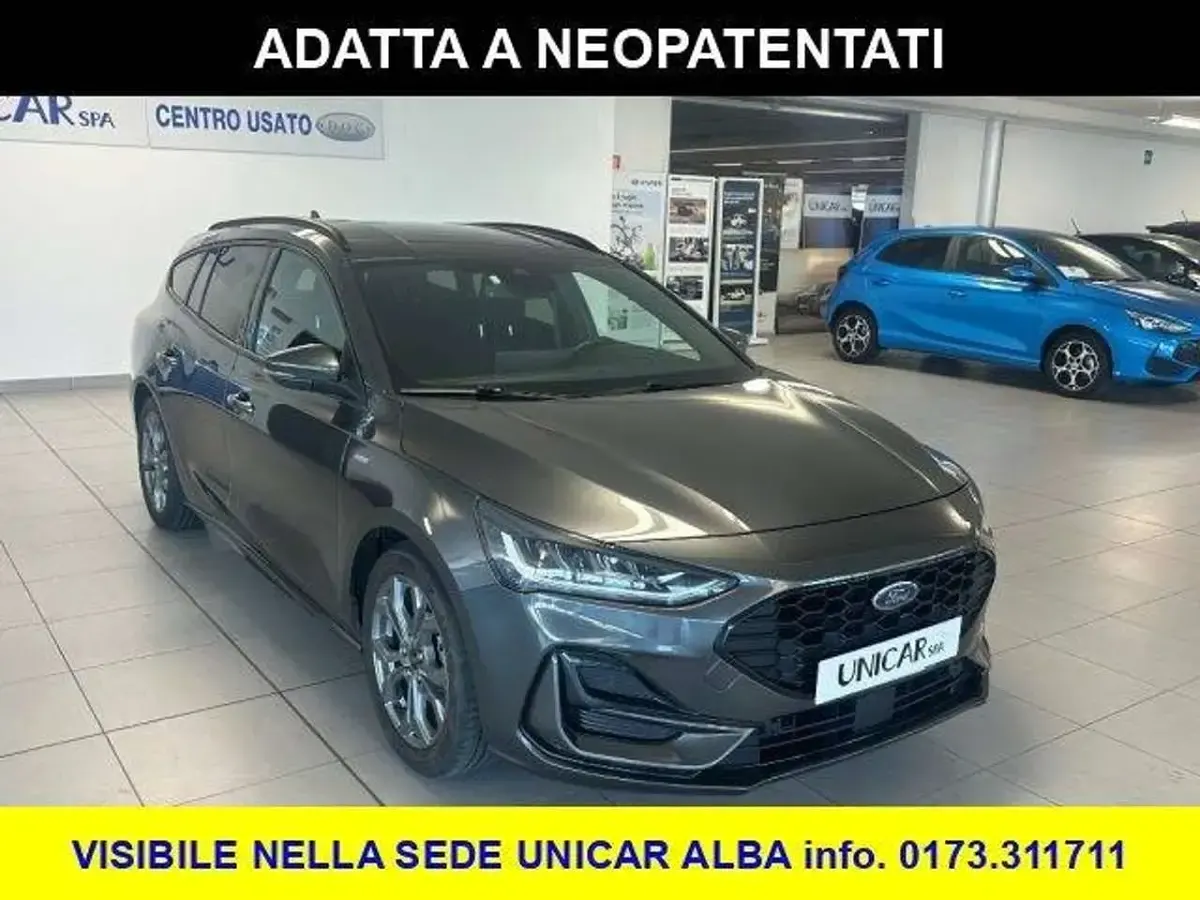 Usata Ford Focus ST-Line X 125 CV (91 kW) 2022 Magnetic grey Station wagon