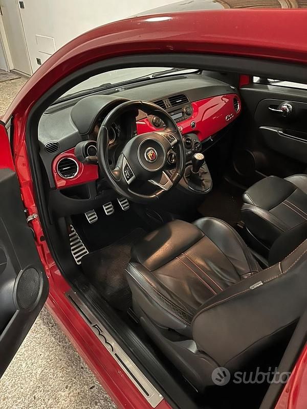 Usata Fiat 500 Abarth 135 CV (99 kW) 2008 Rosso Berlina