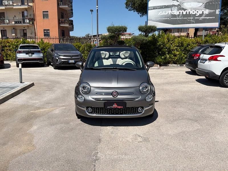 Usata Fiat 500 69 CV (50 kW) 2018 Gray Cabrio