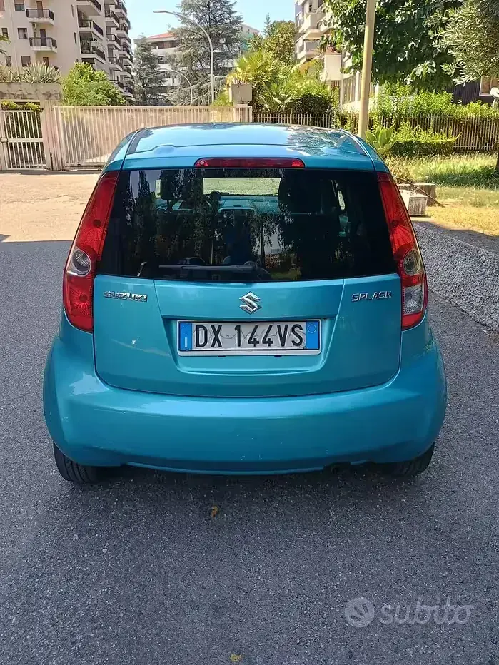 Usata Suzuki Splash 86 CV (63 kW) 2009 Bluazzurro Utilitaria