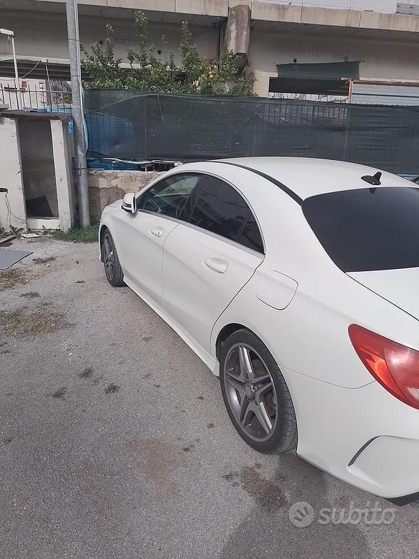 Usata Mercedes CLA180 109 CV (80 kW) 2014 Bianco Berlina