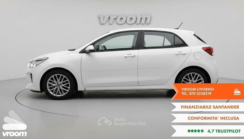Usata Kia Rio 101 CV (74 kW) 2017 Bianco Utilitaria