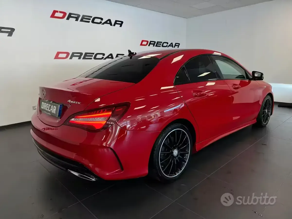 Usata Mercedes CLA200 Premium 136 CV (100 kW) 2017 Rosso Coupé