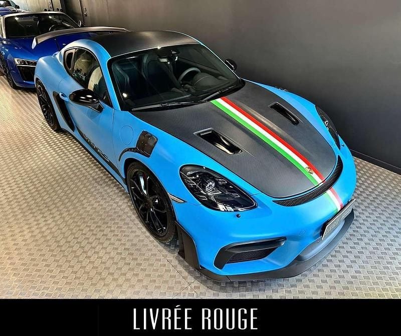 Usata Porsche 718 Cayman GT4 420 CV (308 kW) 2020 Blu/azzurro Coupé
