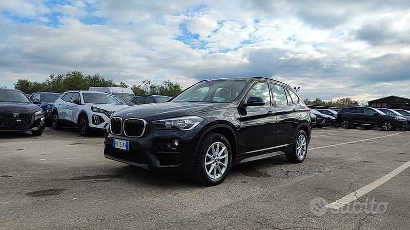 Usata BMW X1 Advantage 150 CV (110 kW) 2018 Nero SUV