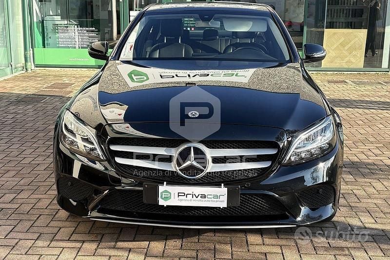 Usata Mercedes C200 Executive 160 CV (117 kW) 2019 Nero Berlina