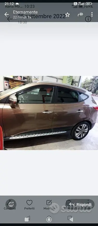 Usata Hyundai ix35 163 CV (119 kW) 2014 Marrone SUV