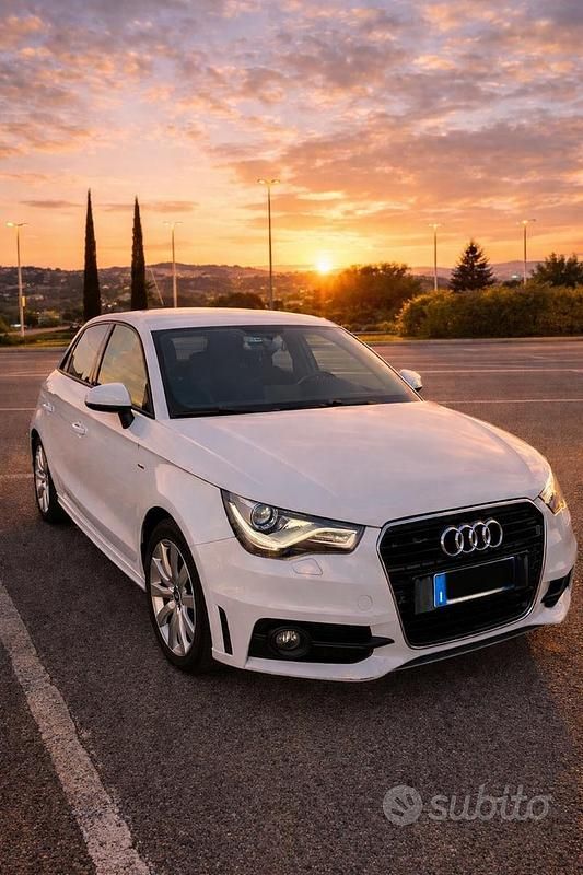 Usata Audi A1 Sportback S-Line 90 CV (66 kW) 2013 Bianco Utilitaria