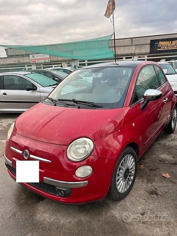 Usata Fiat 500 69 CV (50 kW) 2008 Rosso Berlina