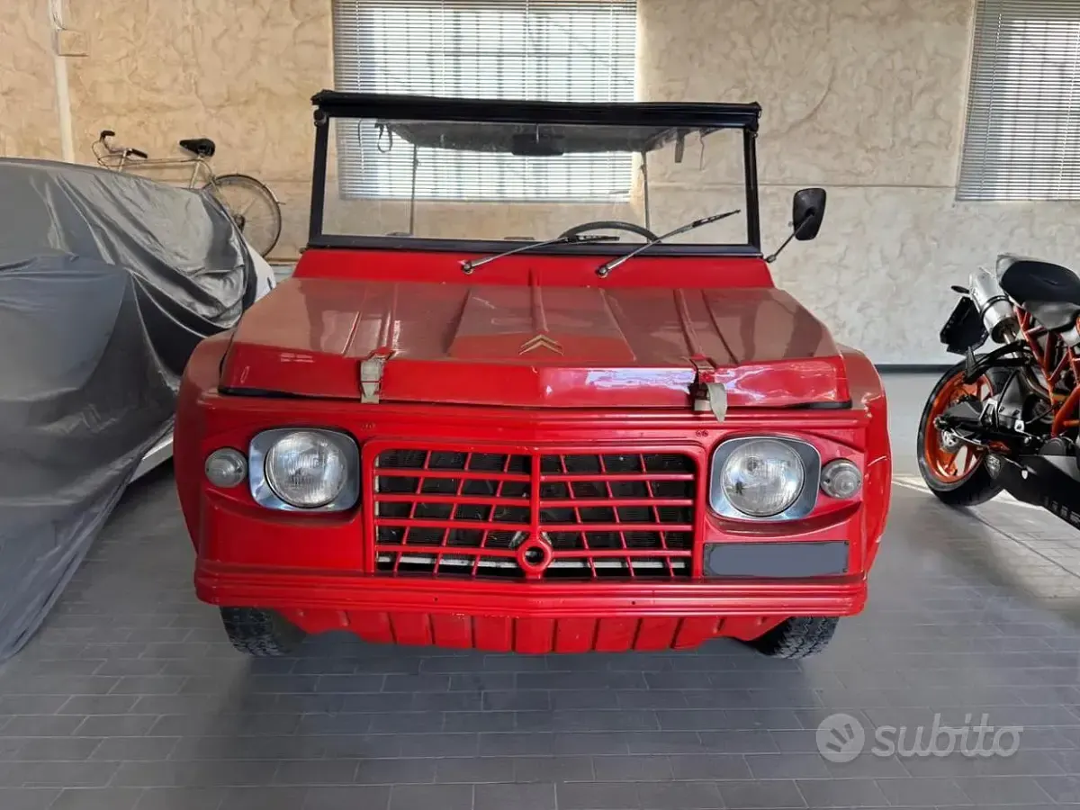 Usata Citroën Méhari 29 CV (21 kW) 1970 Rosso Cabrio