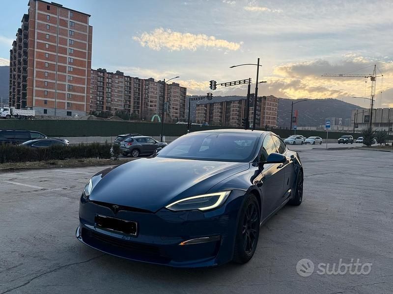 Usata Tesla Model S Plaid 14 kW (20 CV) 2021 Blu Utilitaria