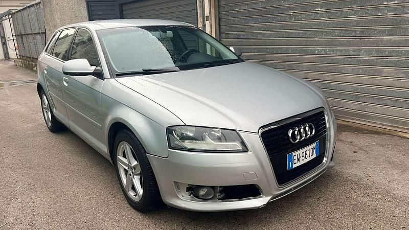 Usata Audi A3 Ambition 140 CV (102 kW) 2011 Argento Berlina
