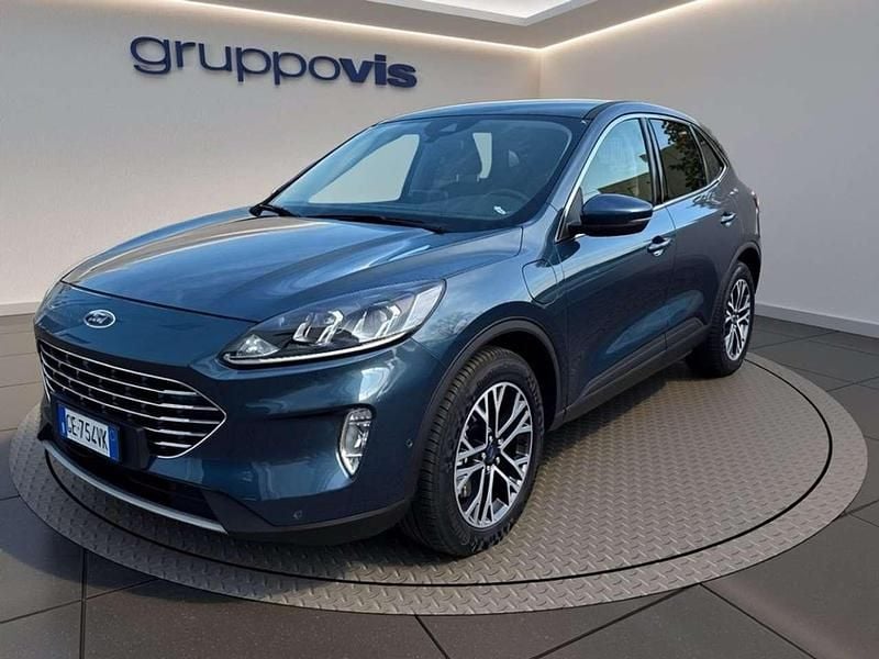 Chrome blue Usata 2021 Ford Kuga Titanium SUV | 19.900 € (Super prezzo) - Immagine 1/4