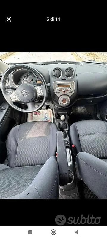 Usata Nissan Micra 80 CV (58 kW) 2012 Nero Berlina