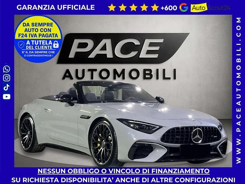 Usata Mercedes SL43 AMG Style 381 CV (280 kW) 2023 Grigio Cabrio