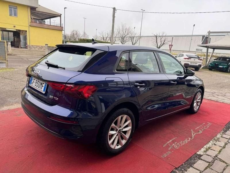 Usata Audi A3 Advanced 116 CV (85 kW) 2021 Blu Berlina