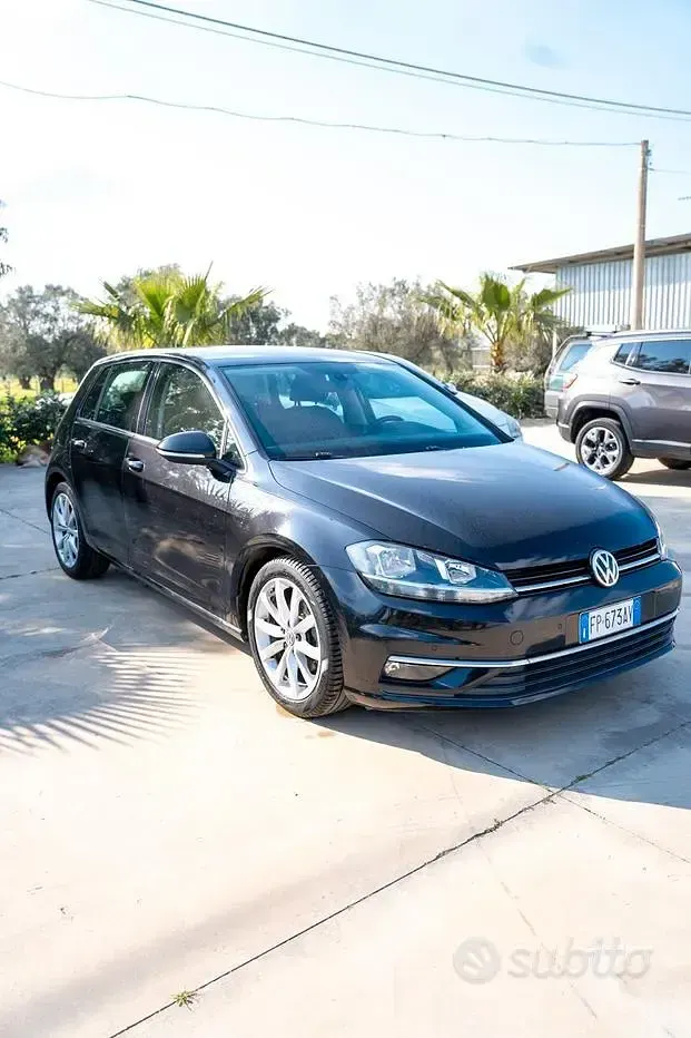 Usata VW Golf VII Executive 115 CV (84 kW) 2018 Nero Berlina