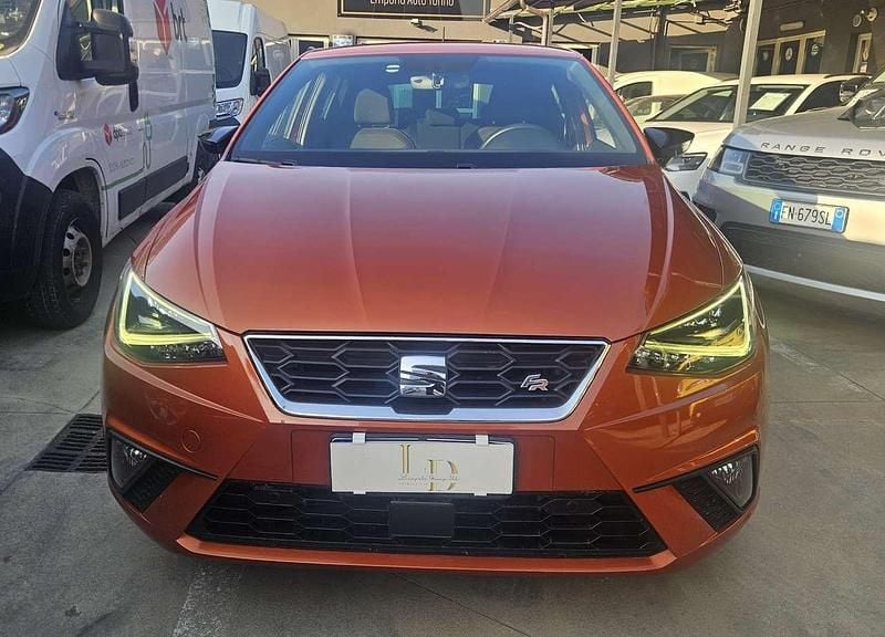 Usata Seat Ibiza FR 90 CV (66 kW) 2019 Arancione Utilitaria