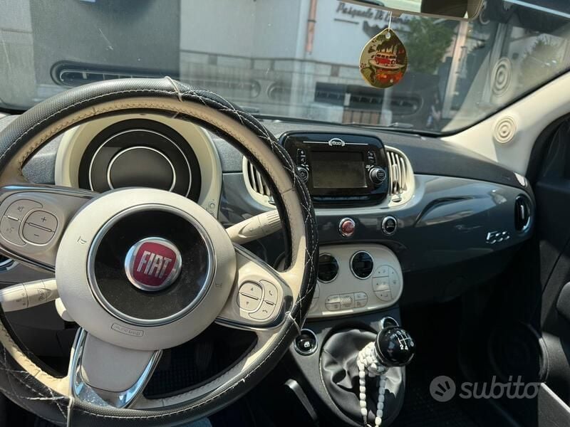 Usata Fiat 500 Lounge 69 CV (50 kW) 2019 Grigio Utilitaria