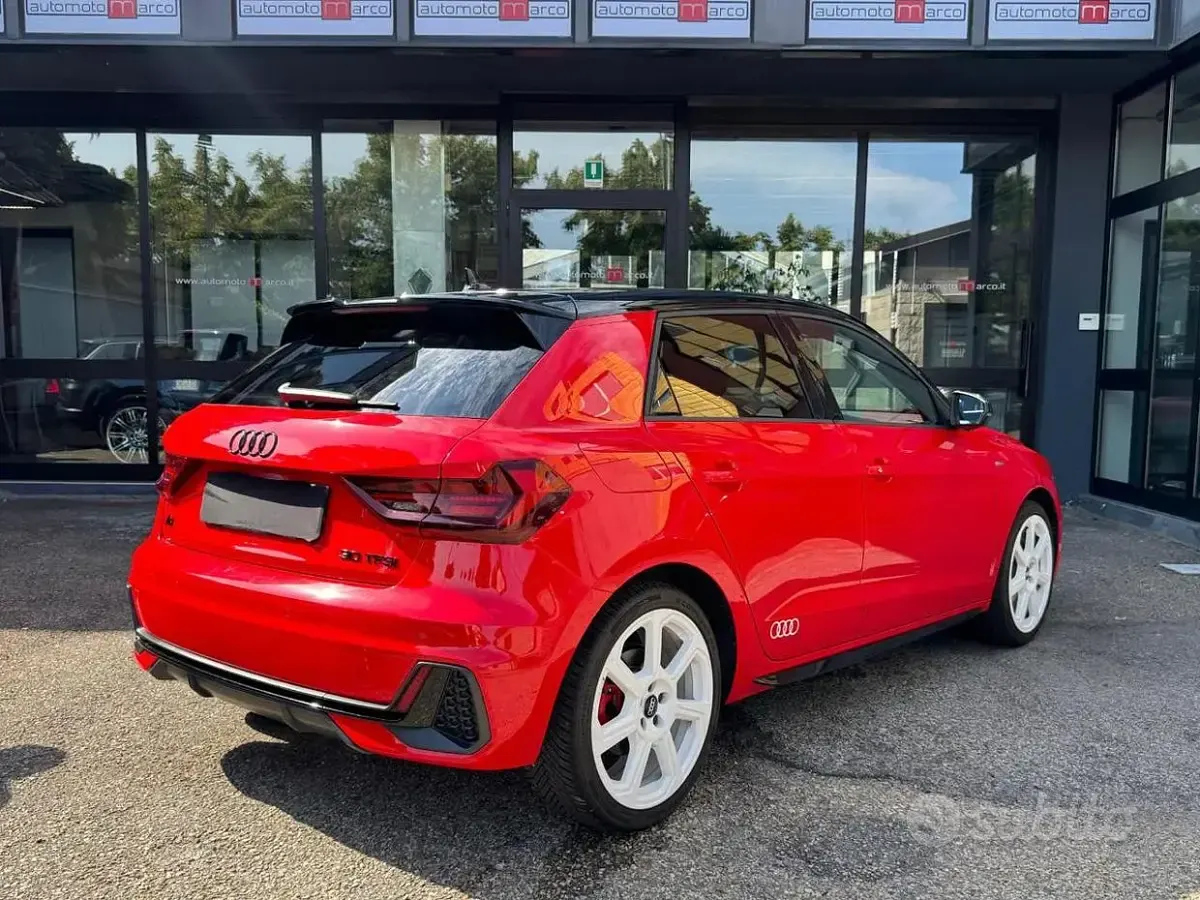 Usata Audi A1 Sportback S-Line 116 CV (85 kW) 2020 Rosso Utilitaria