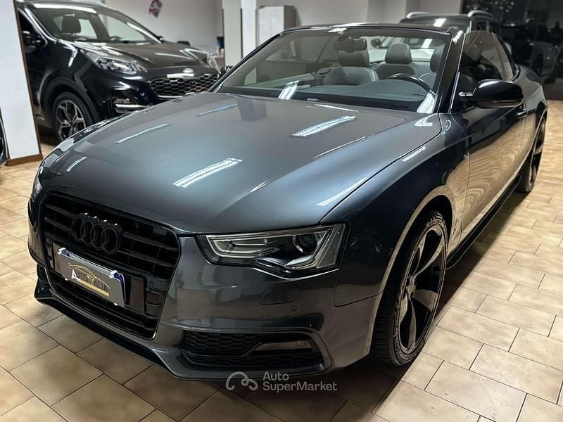 Grigio Usata 2013 Audi A5 Cabriolet S-Line Cabrio | 15.900 € (Ottimo prezzo) - Immagine 1/4