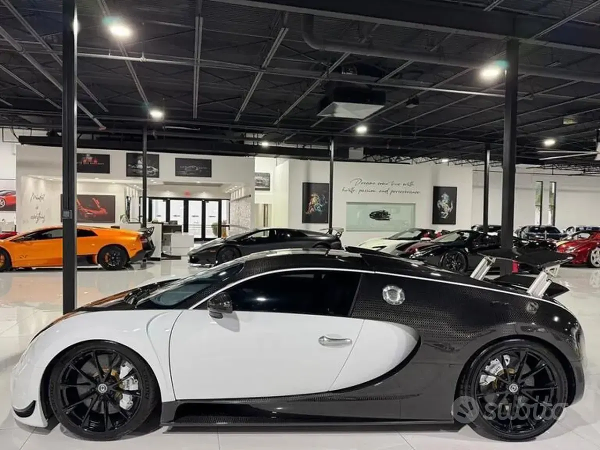 Usata Bugatti Veyron 1001 CV (736 kW) 2008 Bianco Coupé