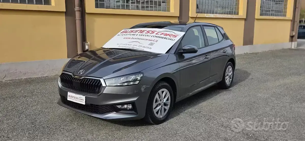Usata Skoda Fabia Ambition 95 CV (69 kW) 2022 Grigio Utilitaria