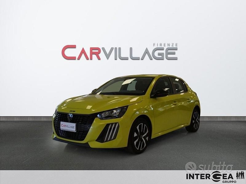 Usata Peugeot 208 Active 101 CV (74 kW) 2024 Giallo Utilitaria
