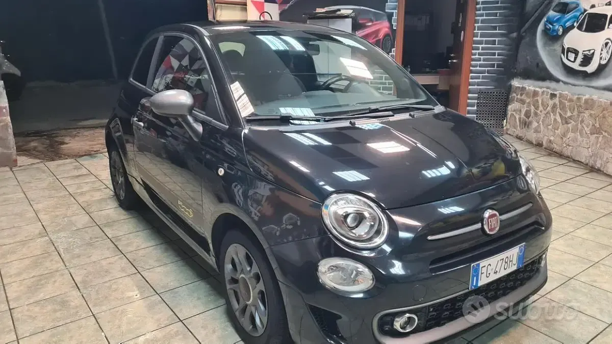 Usata Fiat 500S S 95 CV (69 kW) 2016 Nero Berlina