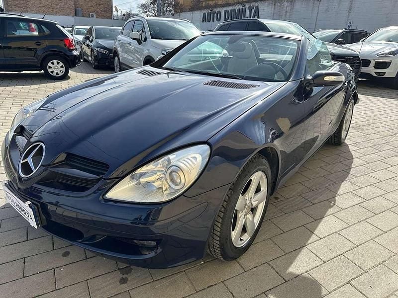 Usata Mercedes SLK200 163 CV (119 kW) 2004 Blu/azzurro Cabrio