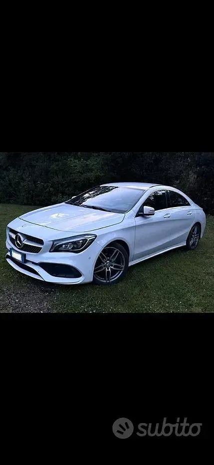 Usata Mercedes CLA200 Premium 136 CV (100 kW) 2016 Bianco Coupé