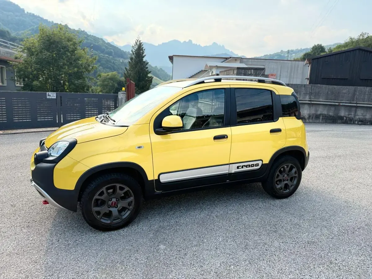 Usata Fiat Panda Cross Cross 80 CV (58 kW) 2015 Giallo Utilitaria