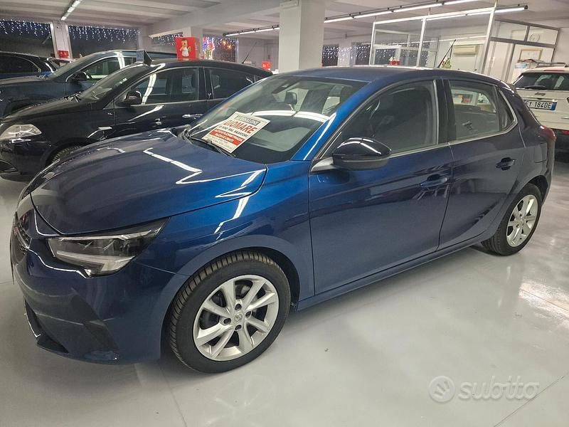 Usata Opel Corsa Elegance 100 CV (73 kW) 2021 Blu Berlina