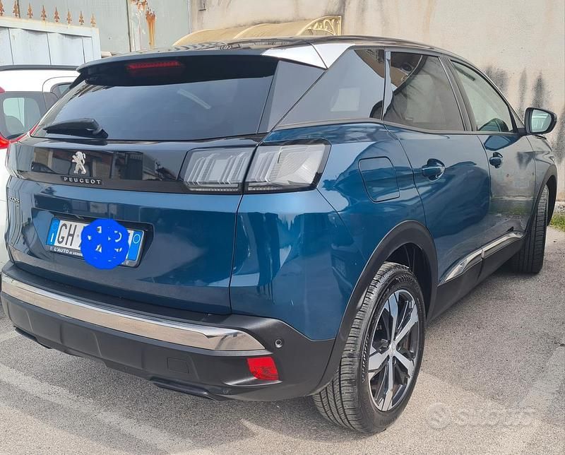Usata Peugeot 3008 131 CV (96 kW) 2022 Blu Berlina