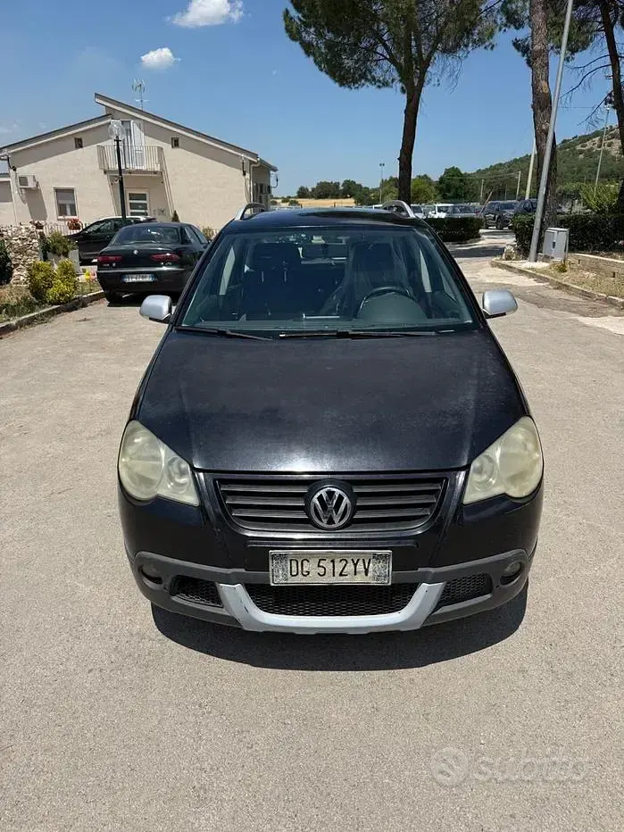 Usata VW Polo Cross 80 CV (58 kW) 2007 Nero Utilitaria