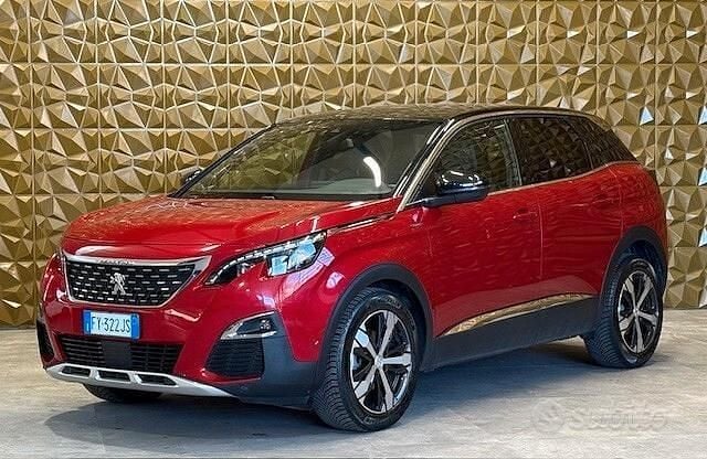 Usata Peugeot 3008 GT-line 131 CV (96 kW) 2019 Rosso SUV