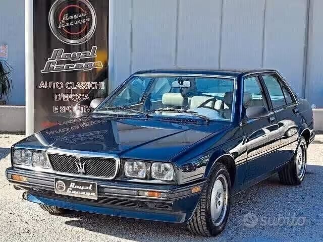 Usata Maserati 422 223 CV (164 kW) 1988 Blu/azzurro Berlina