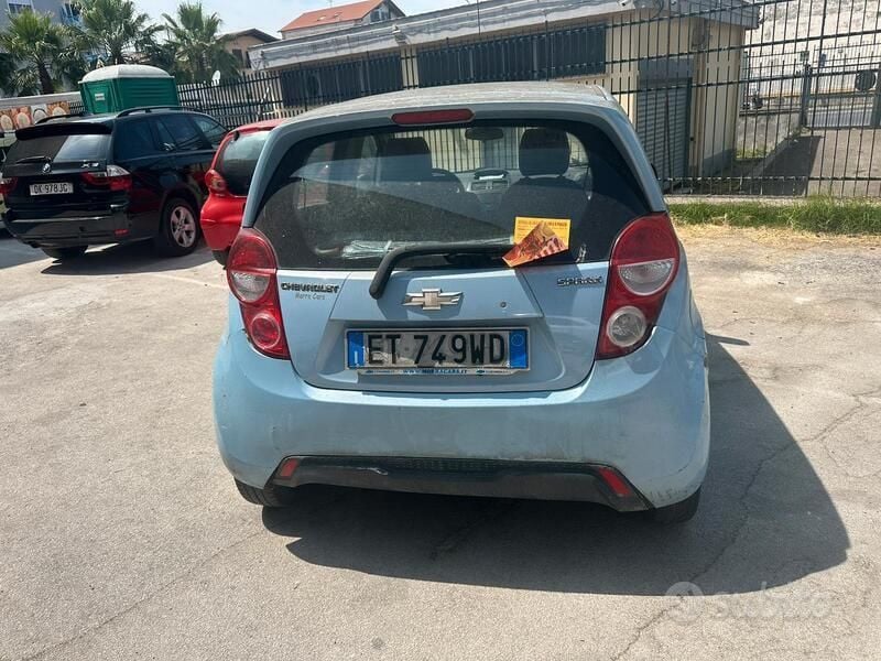 Usata Chevrolet Spark 68 CV (50 kW) 2014 Blu Utilitaria
