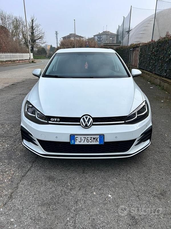 Usata VW Golf VII 115 CV (84 kW) 2017 Bianco Berlina