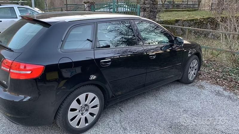 Usata Audi A3 S-Line 170 CV (125 kW) 2012 Nero Utilitaria