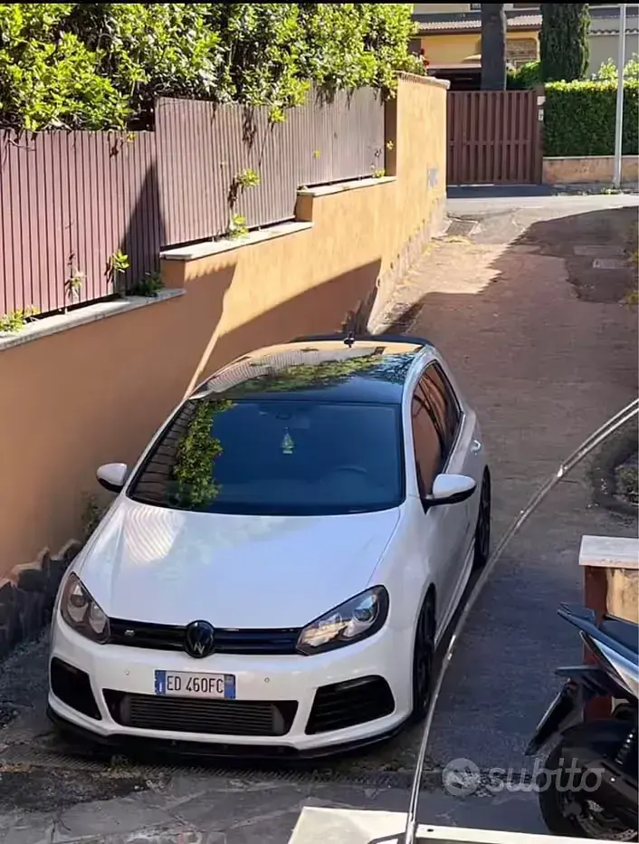 Usata VW Golf VI 210 CV (154 kW) 2010 Bianco Utilitaria
