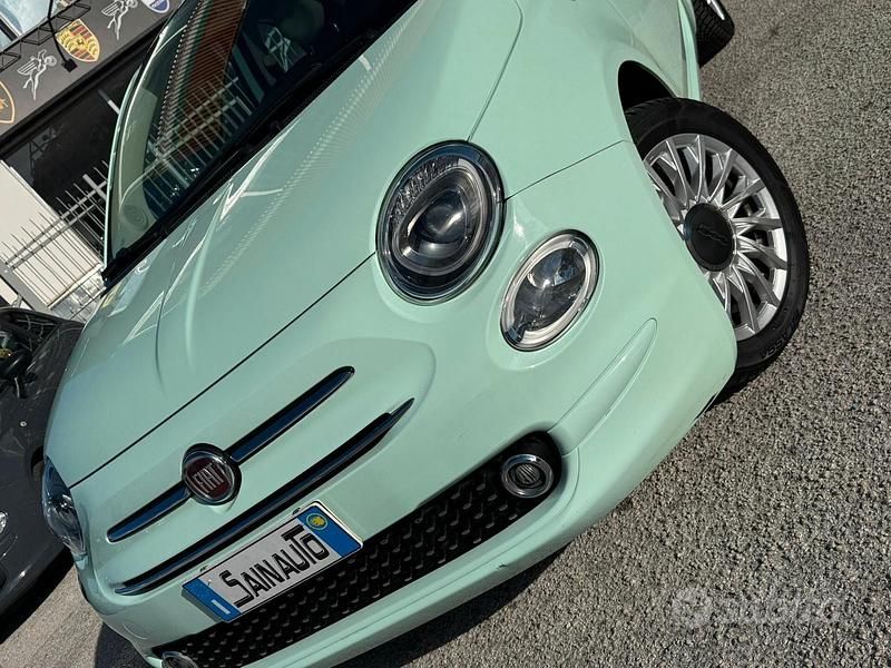 Usata Fiat 500 Collezione 69 CV (50 kW) 2018 Verde Berlina