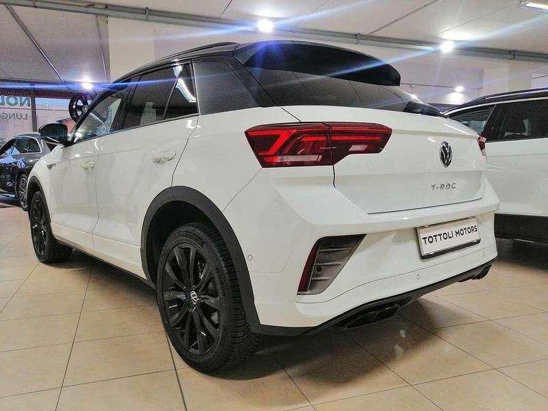 Usata VW T-Roc R 110 CV (80 kW) 2022 Pure white tetto nero SUV