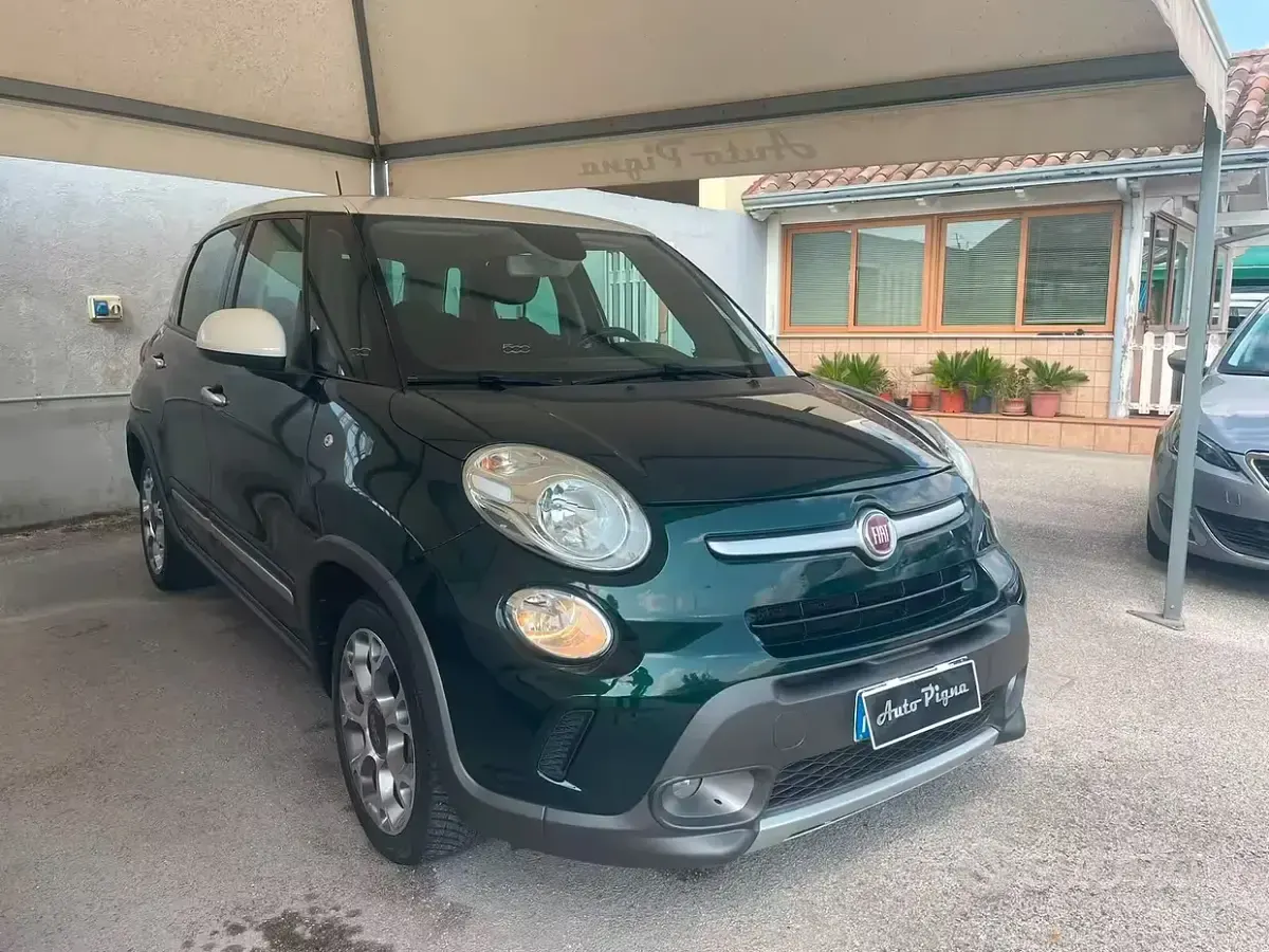 Usata Fiat 500L Trekking 95 CV (69 kW) 2017 Verde Monovolume