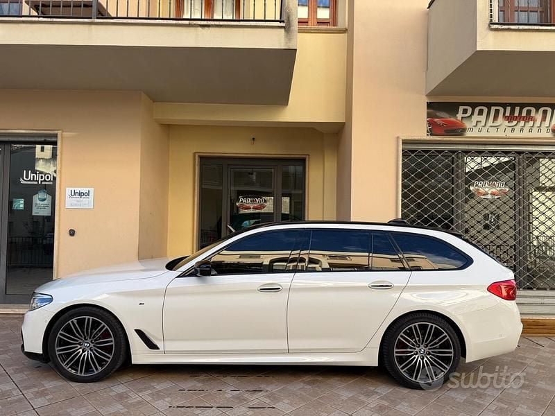 Usata BMW 520 M Sport 249 CV (183 kW) 2019 Bianco Berlina