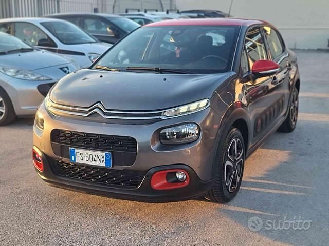 Usata Citroën C3 PureTech 82 CV (60 kW) 2018 Grigio Utilitaria